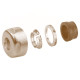 Гайка для мідної труби Ø15 мм x 3/4″ EK BRUSH BRONZE Carlo Poletti Srl (A33109MEK)