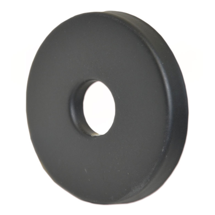 Накладка декоративна (латунь) Ø55 x 15 мм BLACK MATTE ″MINIMALIST″ Carlo Poletti Srl (A56804EFS9005O)