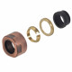 Гайка для мідної труби Ø15 мм x 24-19 BRUSH COPPER Carlo Poletti Srl