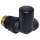 Кран відсікаючий трьохосьовий BLACK MATTE Ø1/2″ х 24-19 SX (лівий) FIRST CORNER Carlo Poletti Srl (V174211EFS9005OSX)