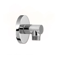 Коліно з чашкою inox для підключення шлангу Ø1/2″ x 1/2″ ЗЗ VA Albertoni srl (L02803B)