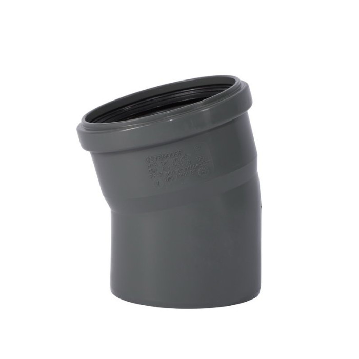 Отвод канализационный Dn 110 15° Ostendorf HT-Safe (175100)