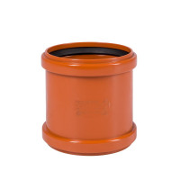 Муфта подвійна Dn 125 Ostendorf KG (PVC) (221510)