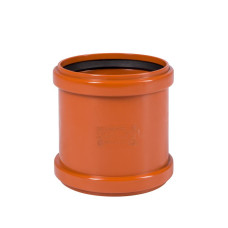Муфта подвійна Dn 125 Ostendorf KG (PVC) (221510)