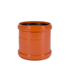 Муфта подвійна Dn 200 Ostendorf KG (PVC) (223510)