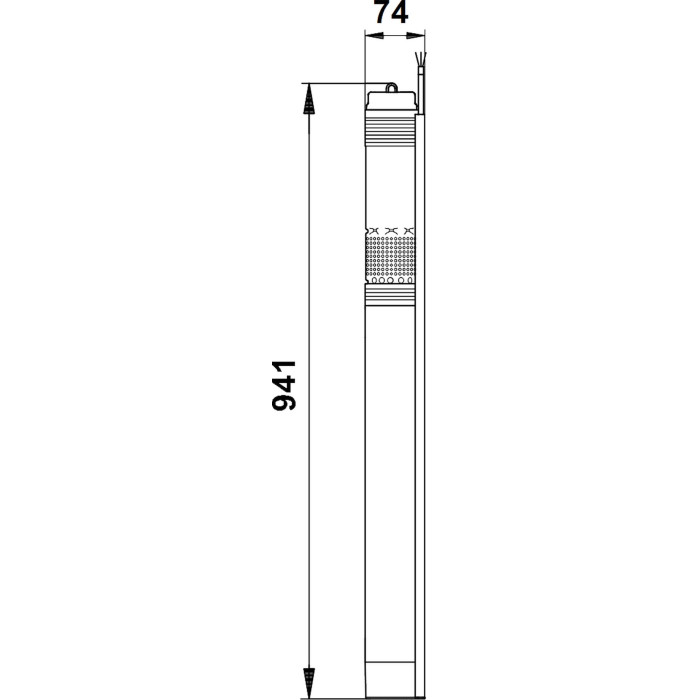 Скважинный насос Grundfos SQE 5-70 комплект + 40 м (96524503)