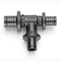 REHAU Тройник RAUTITAN РХ с уменьшенным боковым и торцевым проходом 25-16-16 (160082001)