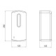 Дезинфектор Qtap Pohodli 6V бесконтактный QT170WH42923 белый (Zdraví)