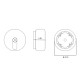 Диспенсер для паперових рушників Qtap Pohodli QT172WH42906 White (Domov)