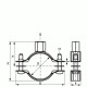 Хомут без вкладыша Walraven 2S M8/10 D 20-24 мм 33035024