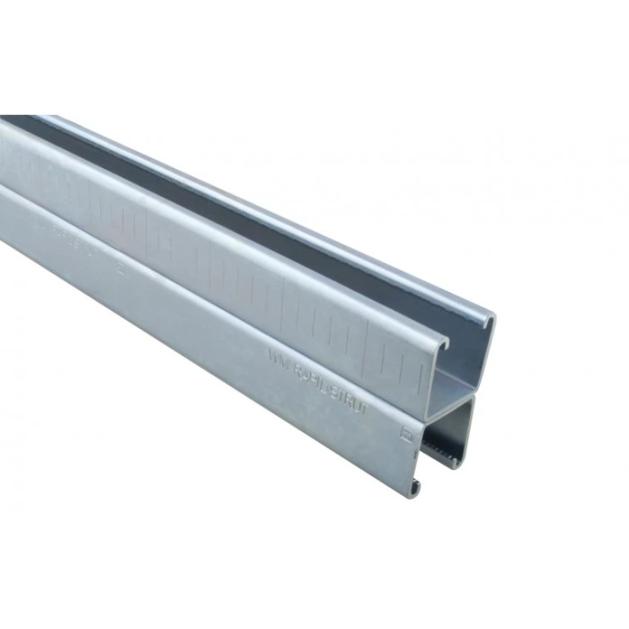 Профіль монтажний подвійний Walraven BIS RapidStrut 41x124x2, 50 мм 6 м 6505666