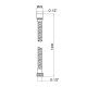 Шланг Lidz Niagara 07 1,2 м LDNIA07CRM35455 Хром