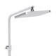 Душова система універсальна Qtap Swan Cascada на три споживача (з виливом) QTSWA111CRW45570 Chrome/White