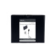 Комплект для душу Qtap Namesti Chrome: Змішувач QTNAM6225102NC + Лійки (QTRUC125CRM45954,QTHLA107CRM45784) + Шланг QTHADPVC200C + QTCRMBH130
