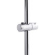 Душевая стойка с держателем универсальная Qtap Lepit 665 мм круглая QTLEP82103OC Chrome