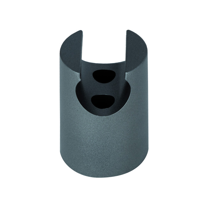Держатель для ручного душа Qtap Spojeni округлый QT829910842854GRP Graphite