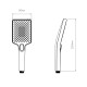Лейка для ручного душа Qtap Rucni 140x95 мм прямоугольная QTRUC125BLM45959 Black Matt