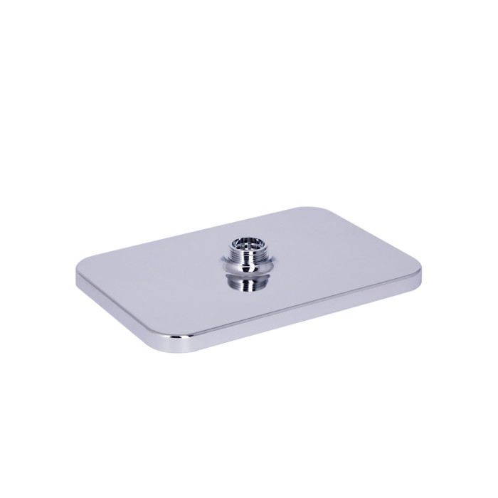Воронка для верхнего душа Qtap Hlavova 260x180 мм прямоугольная QTHLA107CRM45785 Chrome/White