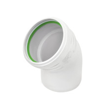 Колено внутреннее бесшумное ASG S-LINE Ø 110мм x45° (x45°)