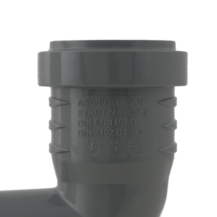 Коліно ASG HTR ф40 мм x87° (x87°)