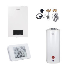 Комплексне рішення Thermo Alliance для котельні: електричний котел 10 кВт + комплект підключення бойлера + комбінований підлоговий водонагрівач 100 л (TA149DCN1047148)