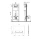 Установка для унитаза 4 в 1 Qtap Nest ST с линейной панелью смыва (QT0133M425V1107GB)