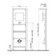 Установка для писсуара Qtap Nest QT0188711U