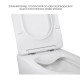 Комплект Qtap Jay 2 в 1: унітаз підвісний Rimless + біде підвісне