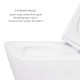 Акційний набір: Унітаз підвісний Jay Ultra Quiet QT07335177W 485х360х320 + Tern Ultra Quiet QT17332303ASW 490x365x325