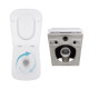 Акційний набір: Унітаз підвісний Jay Ultra Quiet QT07335177W 485х360х320 + Tern Ultra Quiet QT17332303ASW 490x365x325