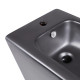 Акційний набір: Унітаз напольний Robin Ultra Quiet QT13226083AMB 660x360x855 Black + Біде напольне Robin QT13442141CMB 565x360x405 Black