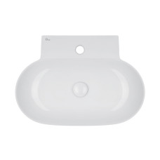 Раковина Qtap Cardinal 565х400х130 White с донным клапаном QT0411K177W