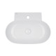 Раковина Qtap Cardinal 565х400х130 White с донным клапаном QT0411K177W