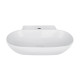 Раковина Qtap Cardinal 565х400х130 White с донным клапаном QT0411K177W