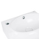 Раковина Qtap Leo 430x290x140 White з донним клапаном QT11115011LW