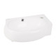 Раковина Qtap Leo 430x290x140 White з донним клапаном QT11115011RW