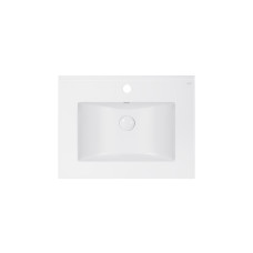 Раковина Qtap Albatross E 600х460х180 White с донным клапаном QT01119060EW