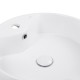 Раковина-чаша Qtap Scorpio 460х460х155 White з донним клапаном QT14117046LW