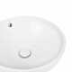 Раковина-чаша Qtap Amazon 430х430х160 White с донным клапаном QT02117043NW