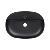 Qtap Раковина-чаша Scorpio 610x400x120 Matt black QT142203MBMBN