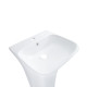 Раковина для підлоги моноблок Qtap Crow 450x435x835 White QT0511G315WN