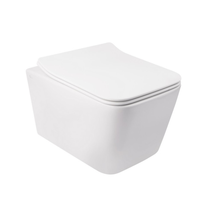 Установка для унитаза 3 в 1 Qtap Nest + унитаз с сиденьем, с панелью смыва (QT05335170W0133M425M11V1146MB)