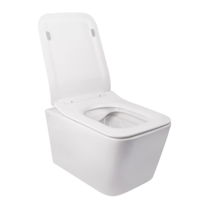 Установка для унитаза 3 в 1 Qtap Nest + унитаз с сиденьем, с панелью смыва (QT05335170W0133M425M11V1146MB)