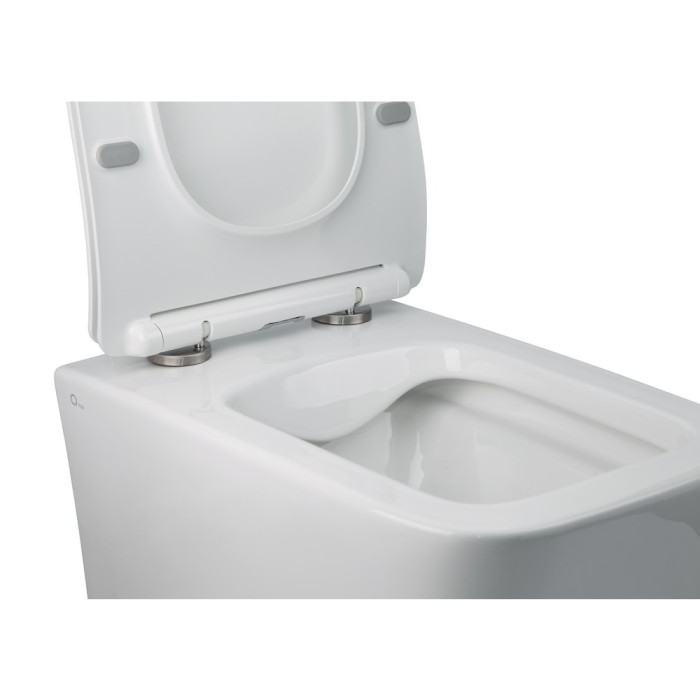 Установка для унитаза 3 в 1 Qtap Nest + унитаз с сиденьем, с панелью смыва (QT05335170W0133M425M11V1146MB)