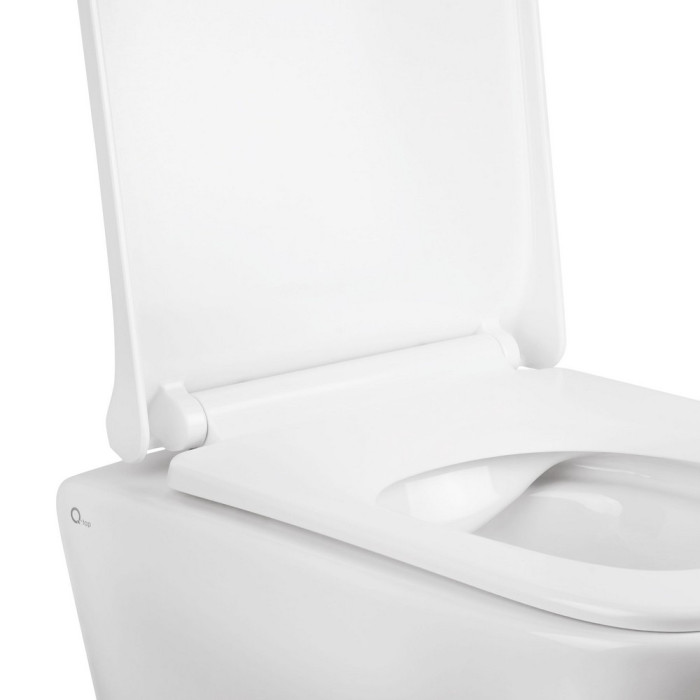 Установка для унитаза 3 в 1 Qtap Nest + унитаз с сиденьем, с панелью смыва (QT1733052ERW0133M425M06029SAT)