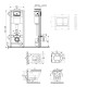 Установка для унитаза 4 в 1 Qtap Nest + унитаз с сиденьем Qtap Scorpio Ultra Quiet, с панелью смыва (QT1433053EUQW45162)