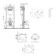 Комплект: Qtap Taurus Ultra Quiet подвесной унитаз QT2433084EUQW + Nest комплект инсталляции 4в1 (Клавиша круглая White) QT0133M425 + QT0111M11110W