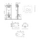 Комплект: Qtap Taurus Ultra Quiet подвесной унитаз QT2433084EUQW + Nest комплект установки 4в1 (Клавиша круглая Chrome) QT0133M425 + QT0111M11112CRM