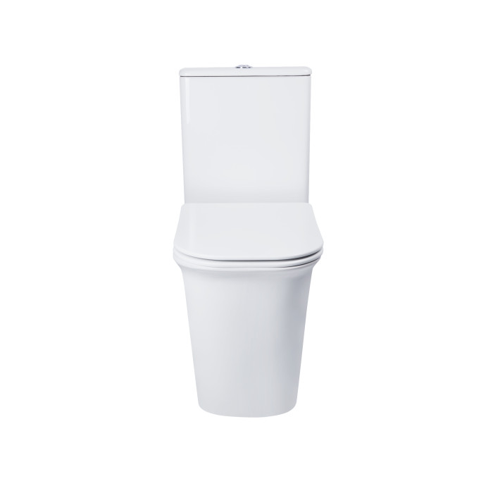Унитаз-компакт Qtap Nando безобидковый с сиденьем Soft-close QT12221222AW
