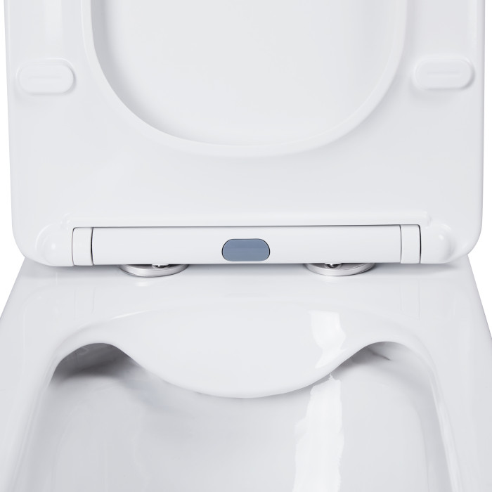 Унитаз-компакт Qtap Nando безобидковый с сиденьем Soft-close QT12221222AW